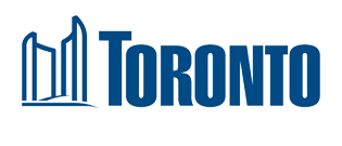 Logo: icon of building and text Toronto