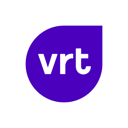 Logo: purple drop with text VRT