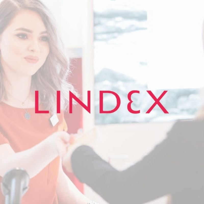 Customer Story Lindex. Background: Woman in a purchase situation
